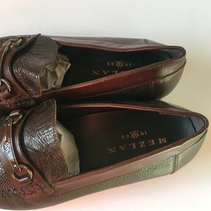 mezlan genuine ostrich bit loafer